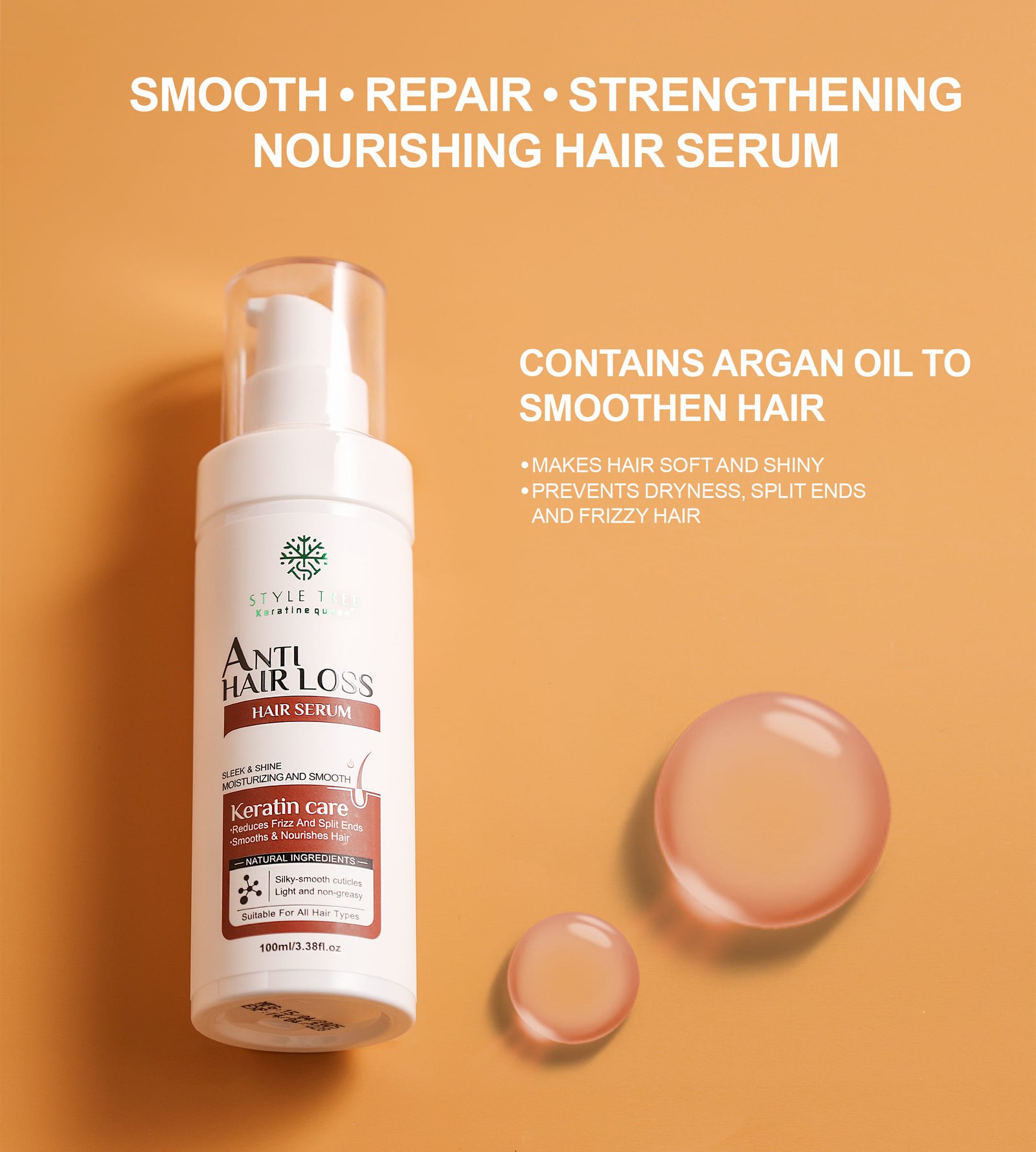 style tree anti hair loss keratin care set – strengthening & volumizing
