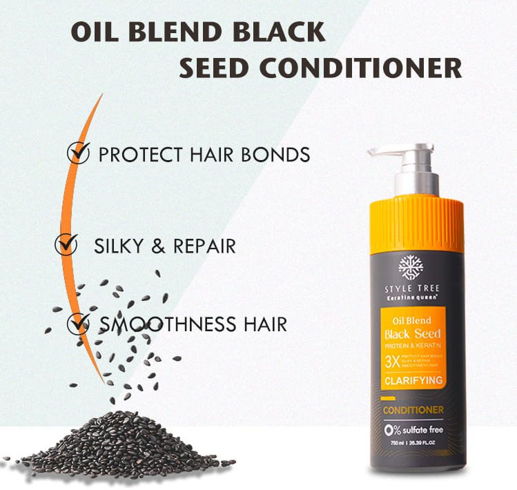 style tree black seed oil hair care set – clarifying & strengthening hair