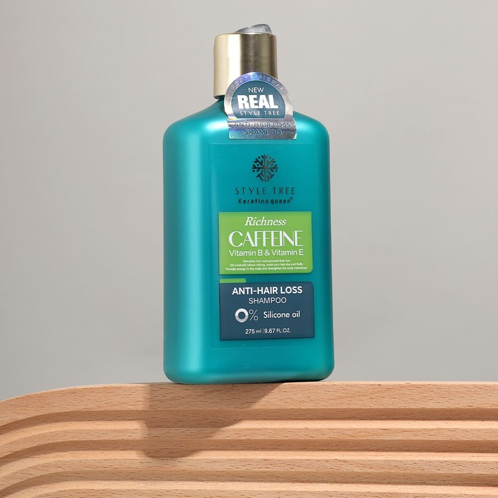 style tree caffeine anti hair loss shampoo – thinning hair & root strength