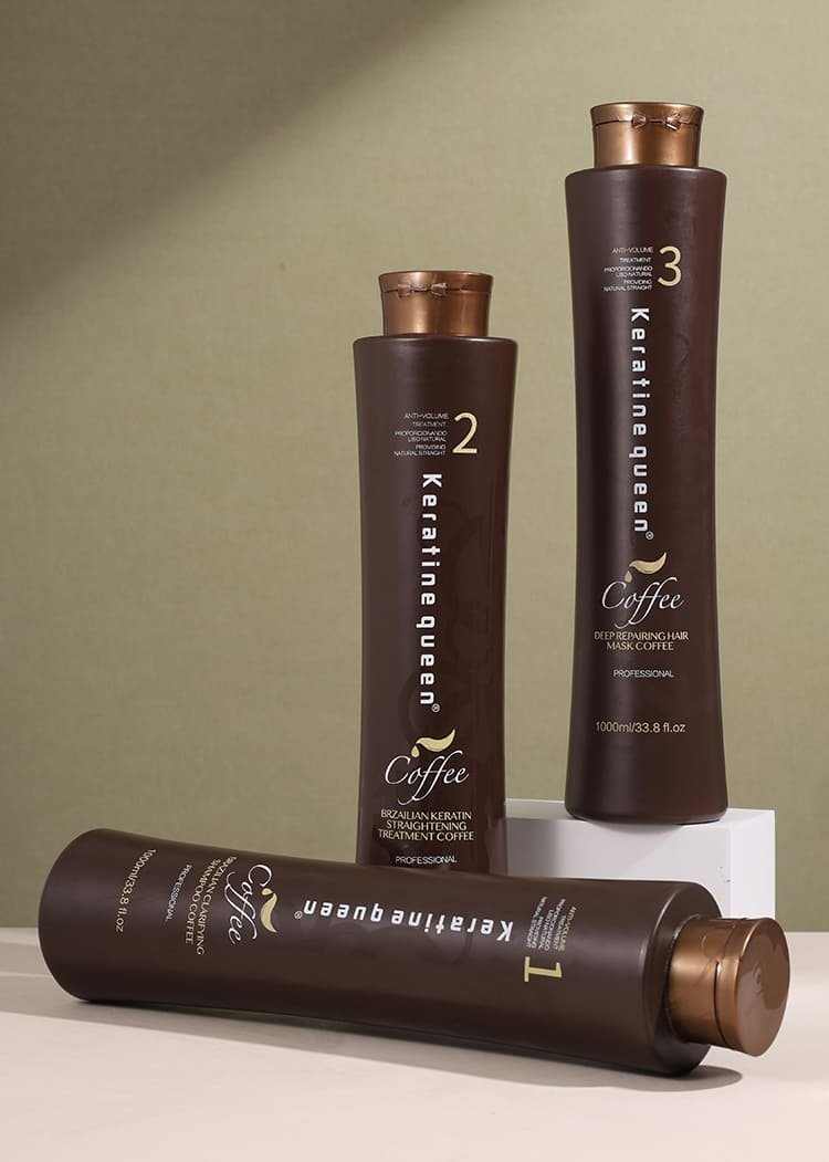 keratine queen 12% formaldehyde coffee brazilian hair keratin treatment series