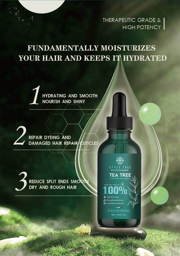 style tree tea tree hair care set – dandruff & oil control scalp treatment