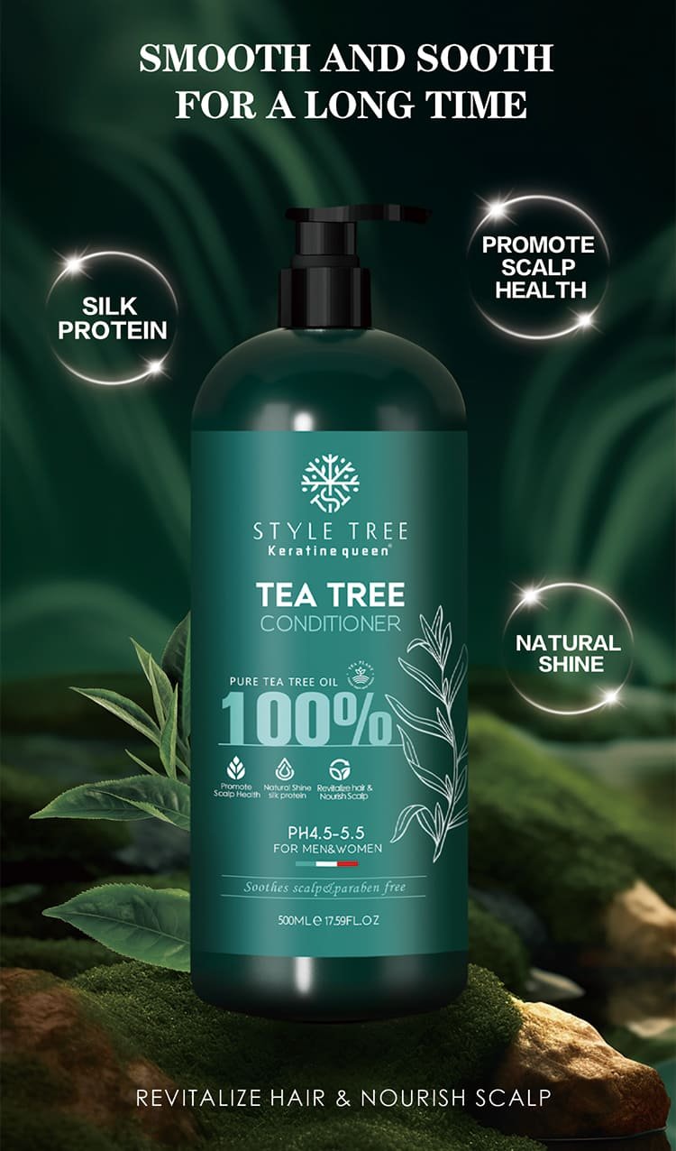 style tree tea tree hair care set – dandruff & oil control scalp treatment