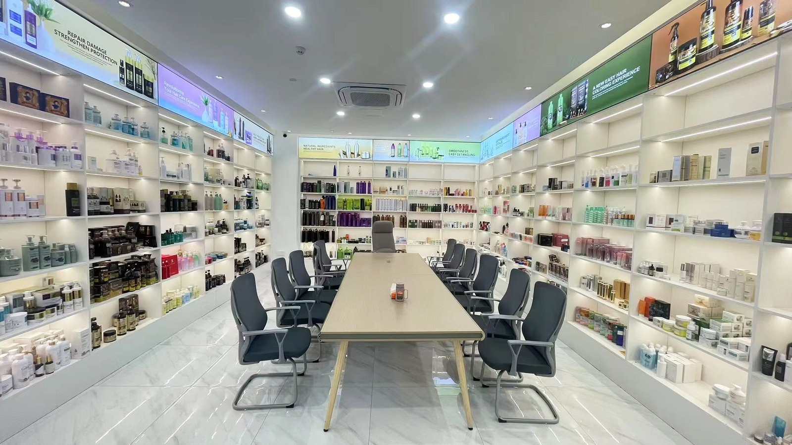 our cosmetics showroom